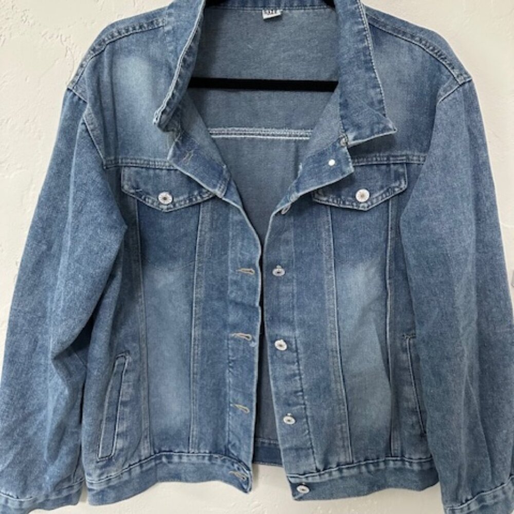 Denim Blazer Jean Jacket